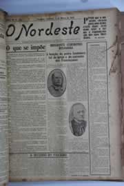Página do jornal O Nordeste de março de 1929