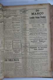 Página do jornal O Nordeste de março de 1929