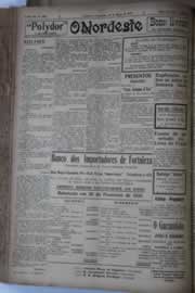 Página do jornal O Nordeste de março de 1929