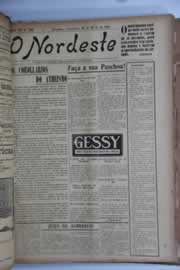 Página do jornal O Nordeste de março de 1929