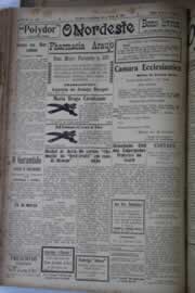 Página do jornal O Nordeste de março de 1929