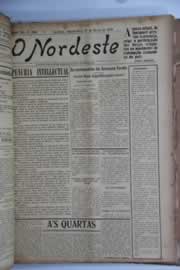 Página do jornal O Nordeste de março de 1929