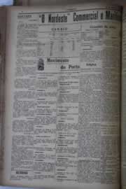Página do jornal O Nordeste de março de 1929