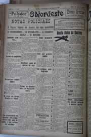 Página do jornal O Nordeste de março de 1929