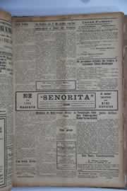 Página do jornal O Nordeste de abril de 1929