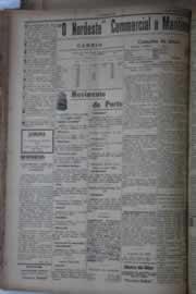 Página do jornal O Nordeste de abril de 1929