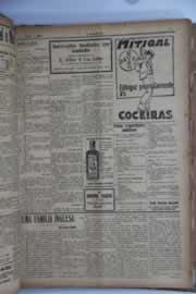 Página do jornal O Nordeste de abril de 1929