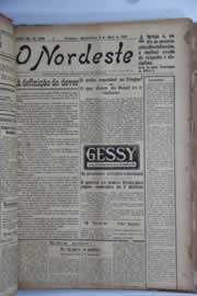 Página do jornal O Nordeste de abril de 1929