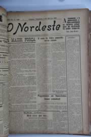 Página do jornal O Nordeste de abril de 1929