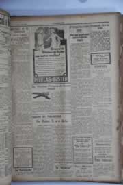 Página do jornal O Nordeste de abril de 1929