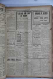 Página do jornal O Nordeste de abril de 1929