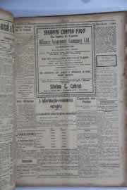 Página do jornal O Nordeste de abril de 1929