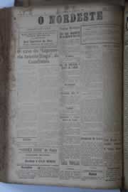 Página do jornal O Nordeste de abril de 1929
