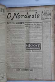Página do jornal O Nordeste de abril de 1929