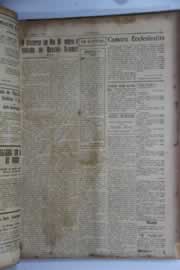 Página do jornal O Nordeste de abril de 1929