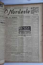 Página do jornal O Nordeste de abril de 1929