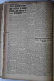 Página do jornal O Nordeste de maio de 1929