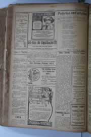 Página do jornal O Nordeste de maio de 1929