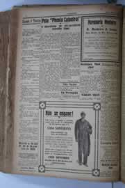 Página do jornal O Nordeste de maio de 1929