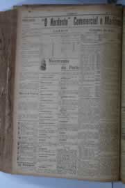 Página do jornal O Nordeste de maio de 1929