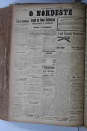 Página do jornal O Nordeste de maio de 1929