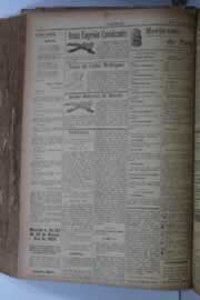 Página do jornal O Nordeste de maio de 1929