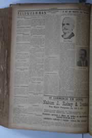 Página do jornal O Nordeste de maio de 1929