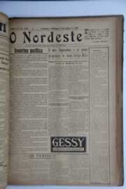 Página do jornal O Nordeste de junho de 1929