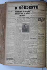 Página do jornal O Nordeste de junho de 1929