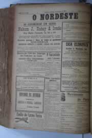 Página do jornal O Nordeste de junho de 1929