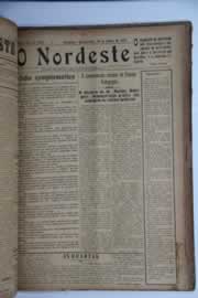 Página do jornal O Nordeste de junho de 1929