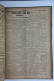 Página do jornal O Nordeste de junho de 1929