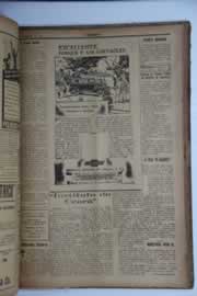 Página do jornal O Nordeste de junho de 1929