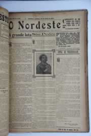 Página do jornal O Nordeste de junho de 1929