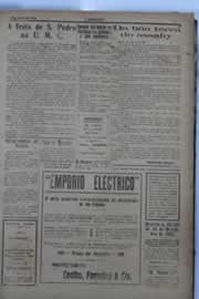 Página do jornal O Nordeste de julho de 1929