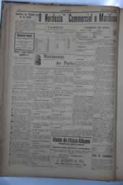 Página do jornal O Nordeste de julho de 1929
