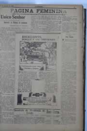 Página do jornal O Nordeste de julho de 1929