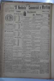 Página do jornal O Nordeste de julho de 1929