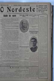 Página do jornal O Nordeste de julho de 1929