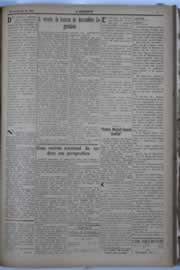 Página do jornal O Nordeste de julho de 1929