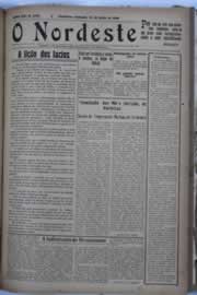 Página do jornal O Nordeste de julho de 1929