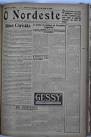 Página do jornal O Nordeste de julho de 1929