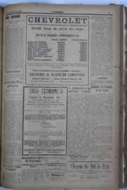 Página do jornal O Nordeste de julho de 1929