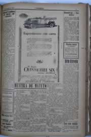 Página do jornal O Nordeste de julho de 1929