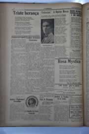 Página do jornal O Nordeste de julho de 1929