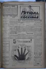 Página do jornal O Nordeste de julho de 1929