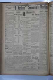 Página do jornal O Nordeste de julho de 1929