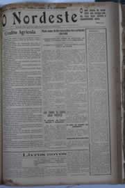 Página do jornal O Nordeste de julho de 1929