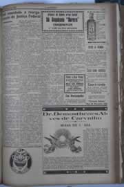 Página do jornal O Nordeste de julho de 1929