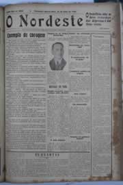 Página do jornal O Nordeste de julho de 1929